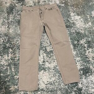 Polo Ralph Lauren Stretch Chino Pants Mens 34x30 Beige Slim Straight Fit